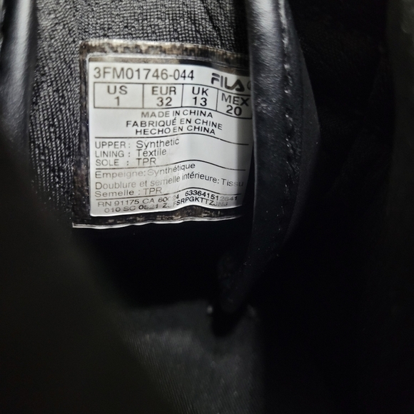 Fila Vulc Paint Drip Black And Pink Sneakers - Picture 6 of 8